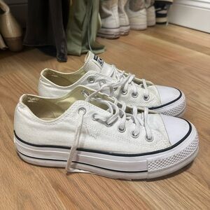 Converse White Low-Top Sneakers